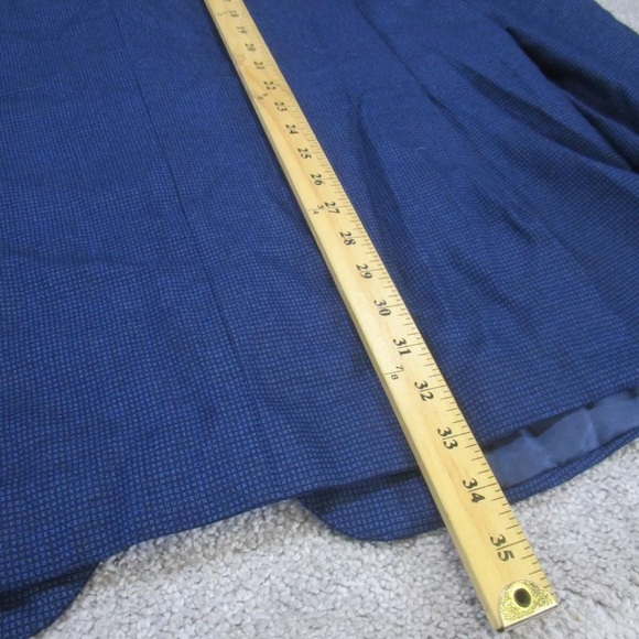 Perfect for Summer - Immaculate E.Zegna Blue check sports coat Size 48L US - Picture 10 of 10